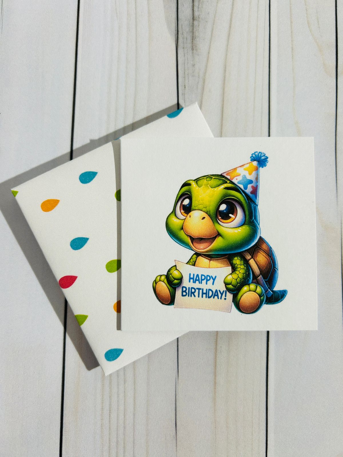 Mini - Happy Birthday Turtle