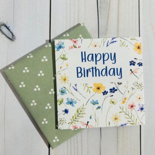 Mini - Happy Birthday Flowers