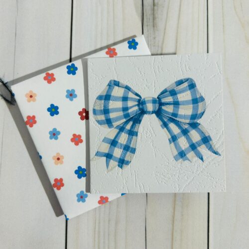 Mini - Blue Bow