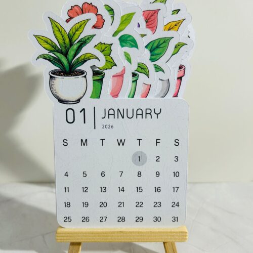 2026 Plants Desk Calendar