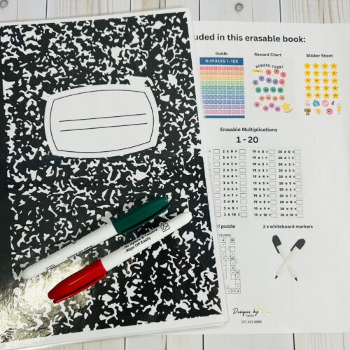 Multiplications with Reward Chart & Stickers (1–20)