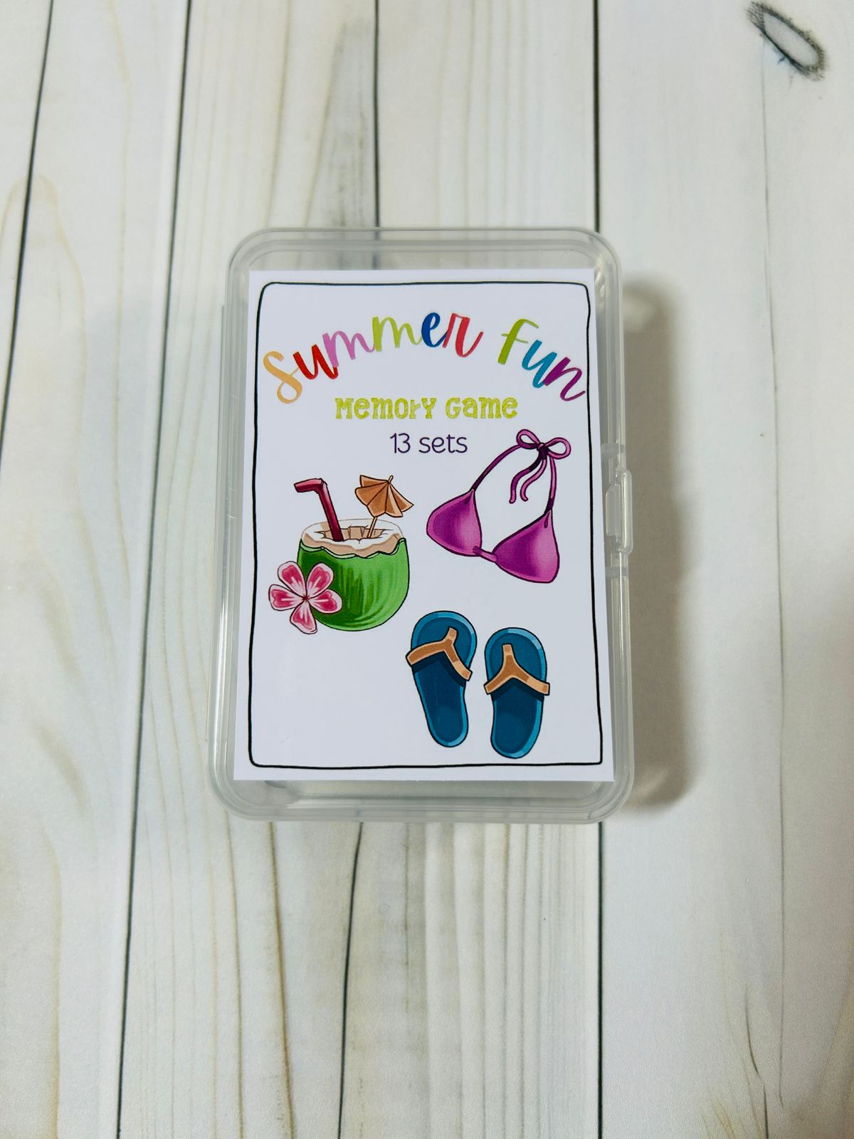Memory Cards - Summer Fun