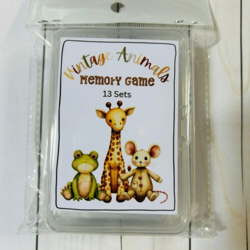 Memory Cards - Vintage Animals