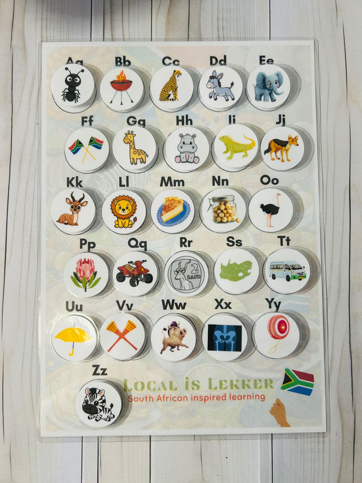 Proudly South African Velcro Activity